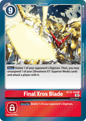 Final Xros Blade (BT12-100)
