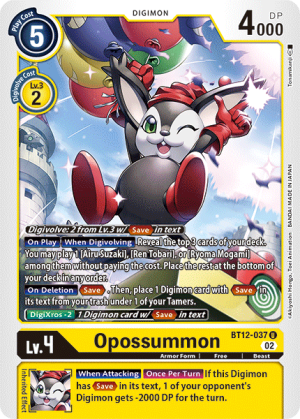 Opossummon (BT12-037)
