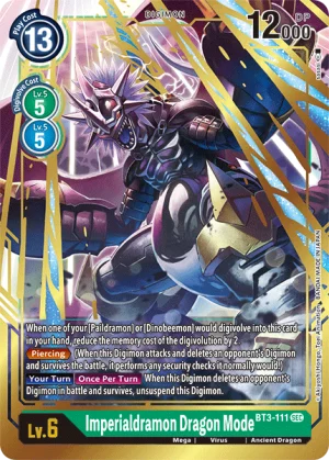 Imperialdramon Dragon Mode (BT3-111)