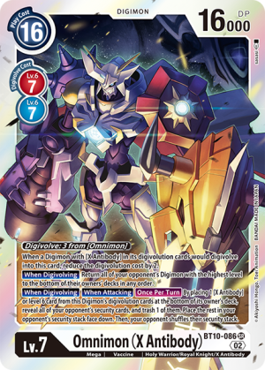 Omnimon (X Antibody) (BT10-086)