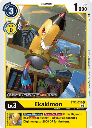 Ekakimon (BT12-035)