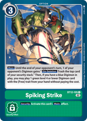 Spiking Strike (BT12-105)