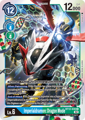 Imperialdramon: Dragon Mode (BT12-030)