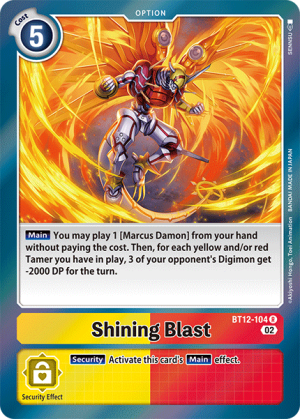 Shining Blast (BT12-104)