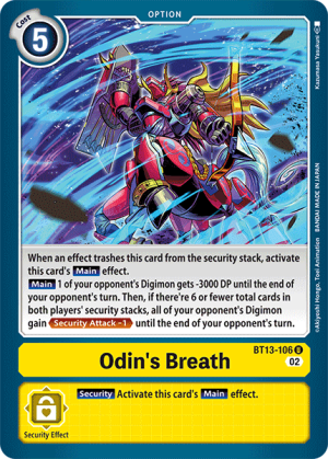 Odin's Breath (BT13-106)