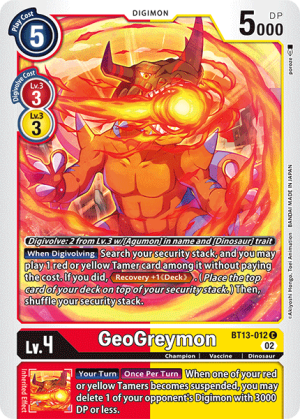 GeoGreymon (BT13-012)