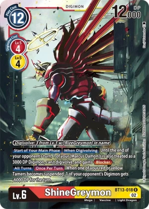 ShineGreymon (BT13-018)