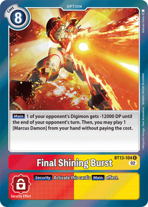 Final Shining Burst (BT13-104)