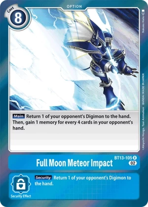 Full Moon Meteor Impact (BT13-105)