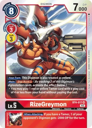 RizeGreymon (BT4-017)