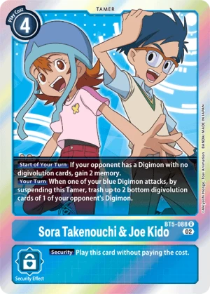 Sora Takenouchi & Joe Kido (BT5-088)