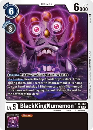 BlackKingNumemon (BT14-063)