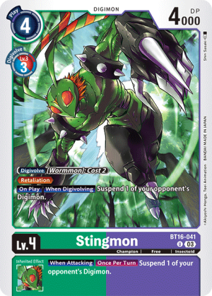 Stingmon (BT16-041)