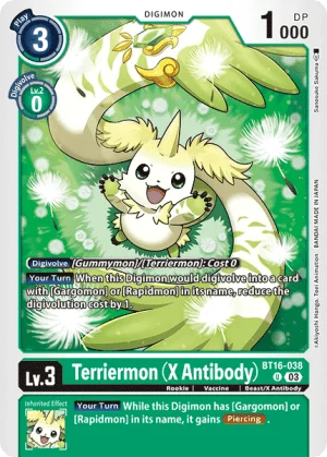 Terriermon (X Antibody) (BT16-038)