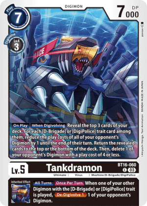 Tankdramon (BT16-060)