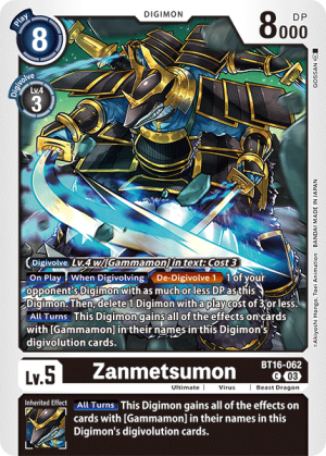 Zanmetsumon (BT16-062)