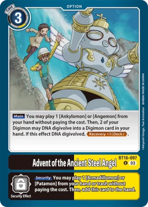 Advent of the Ancient Steel Angel (BT16-097)