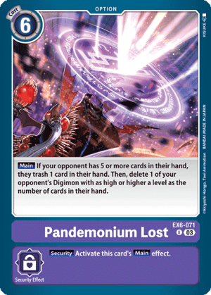 Pandemonium Lost (EX6-071)