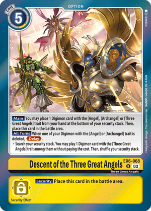 Descent of the Three Great Angels (EX6-068)