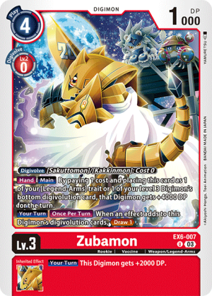 Zubamon (EX6-007)