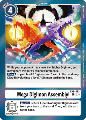 Mega Digimon Assembly! (EX6-072)