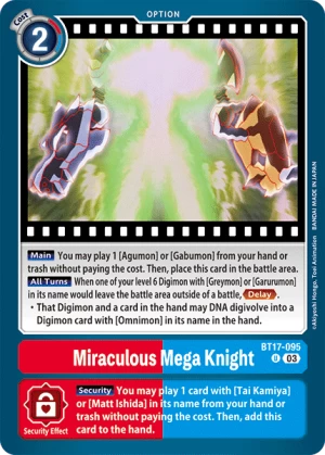Miraculous Mega Knight (BT17-095)