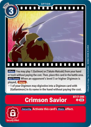 Crimson Savior (BT17-096)