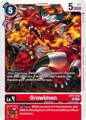 Growlmon (BT17-010)