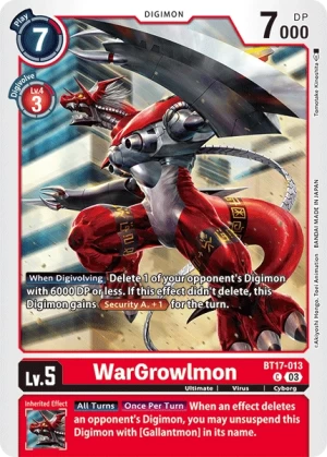 WarGrowlmon (BT17-013)