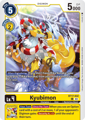 Kyubimon (BT17-032)