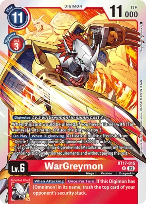 WarGreymon (BT17-015)