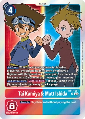 Tai Kamiya & Matt Ishida (BT17-081)