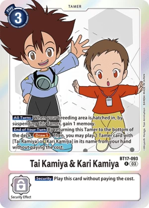 Tai Kamiya & Kari Kamiya (BT17-093)