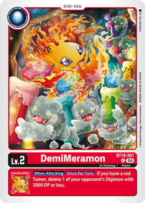 DemiMeramon (BT18-001)