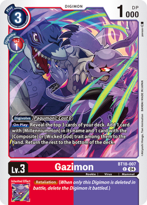 Gazimon (BT18-007)