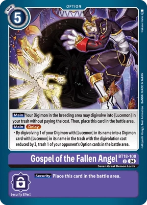Gospel of the Fallen Angel (BT18-100)