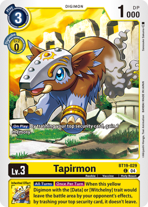 Tapirmon (BT19-029)