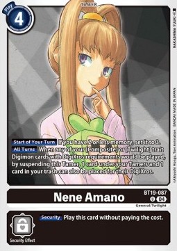 Nene Amano (BT19-087) (V.1)