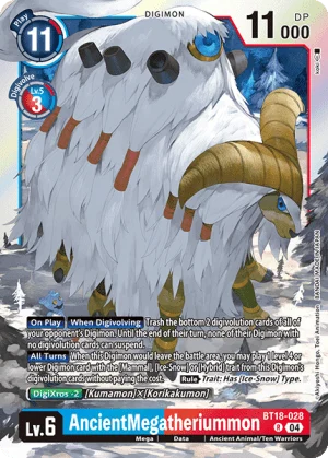 AncientMegatheriummon (BT18-028)