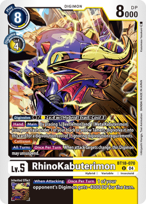 RhinoKabuterimon (BT18-070)