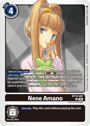 Nene Amano (BT19-087)