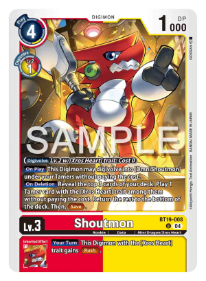Shoutmon (BT19-008)