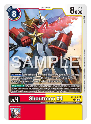 Shoutmon X4 (BT19-010)