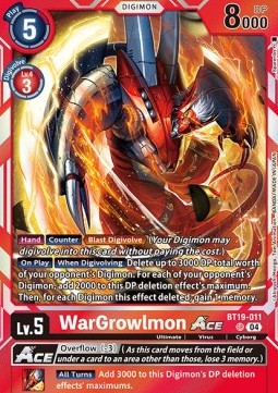 WarGrowlmon Ace (BT19-011) (V.1)