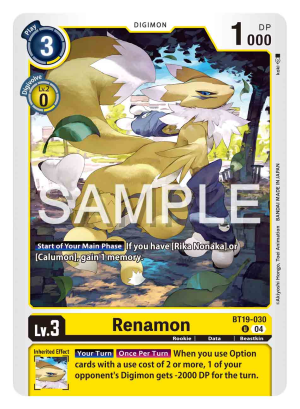Renamon (BT19-030)