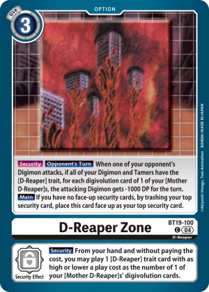 D-Reaper Zone (BT19-100)