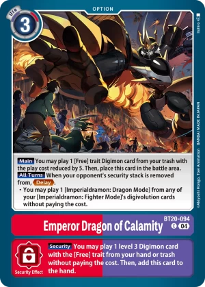 Emperor Dragon of Calamity (BT20-094)