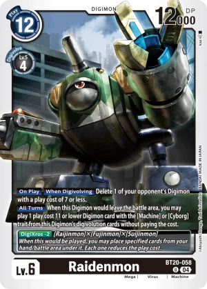 Raidenmon (BT20-058)