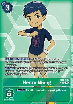 Henry Wong (BT19-085) (V.1)