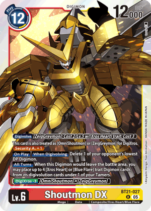 Shoutmon DX (BT21-027)